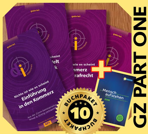 BUCHPAKET 10 "GZ PART ONE" + Mensch2